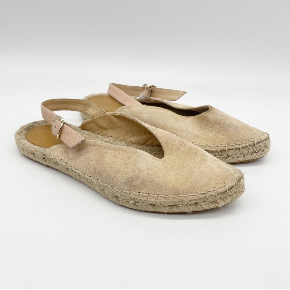 Maypol Espadrille Slingback Flats. Size 6
